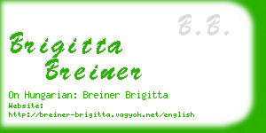 brigitta breiner business card